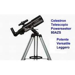 Celestron - Telescopio Powerseeker 80 AZS 