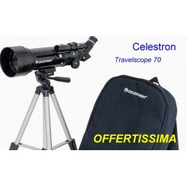 Celestron - Telescopio Rifrattore TravelScope 70  entry level